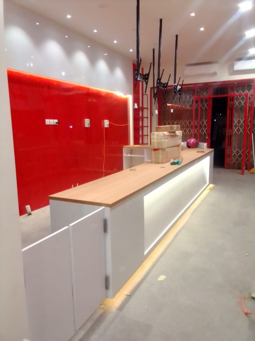 Desain interior Bandung Desain interior Toko Mixue Bandung